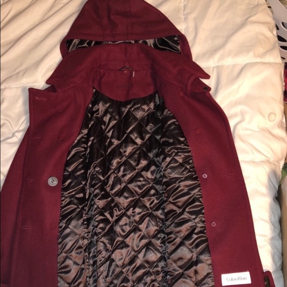 Calvin Klein Double-Breasted Winter Coat - Picture 2 of 4